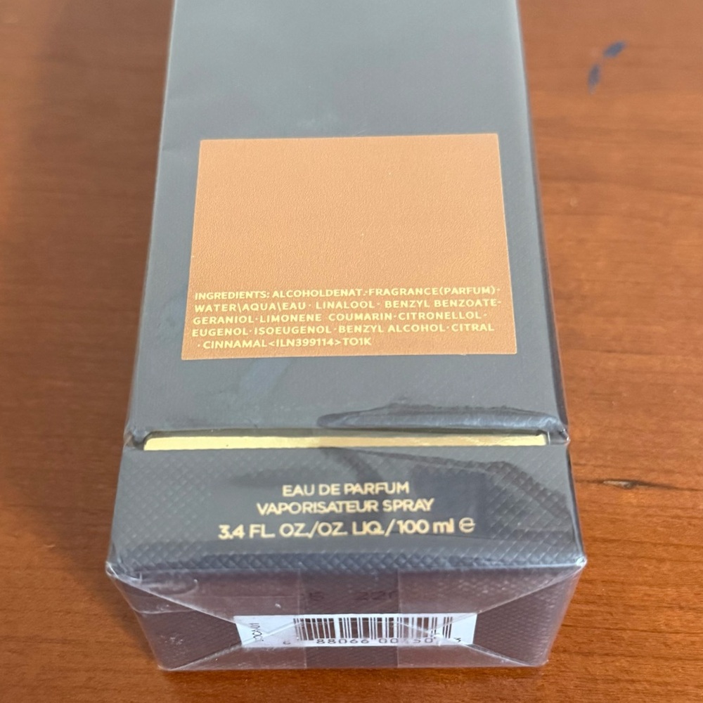 (FREE SHIPPING) Tom Ford Tobacco Vanille Eau de Parfum 3.4 Oz/ 100mL - Picture 5 of 5